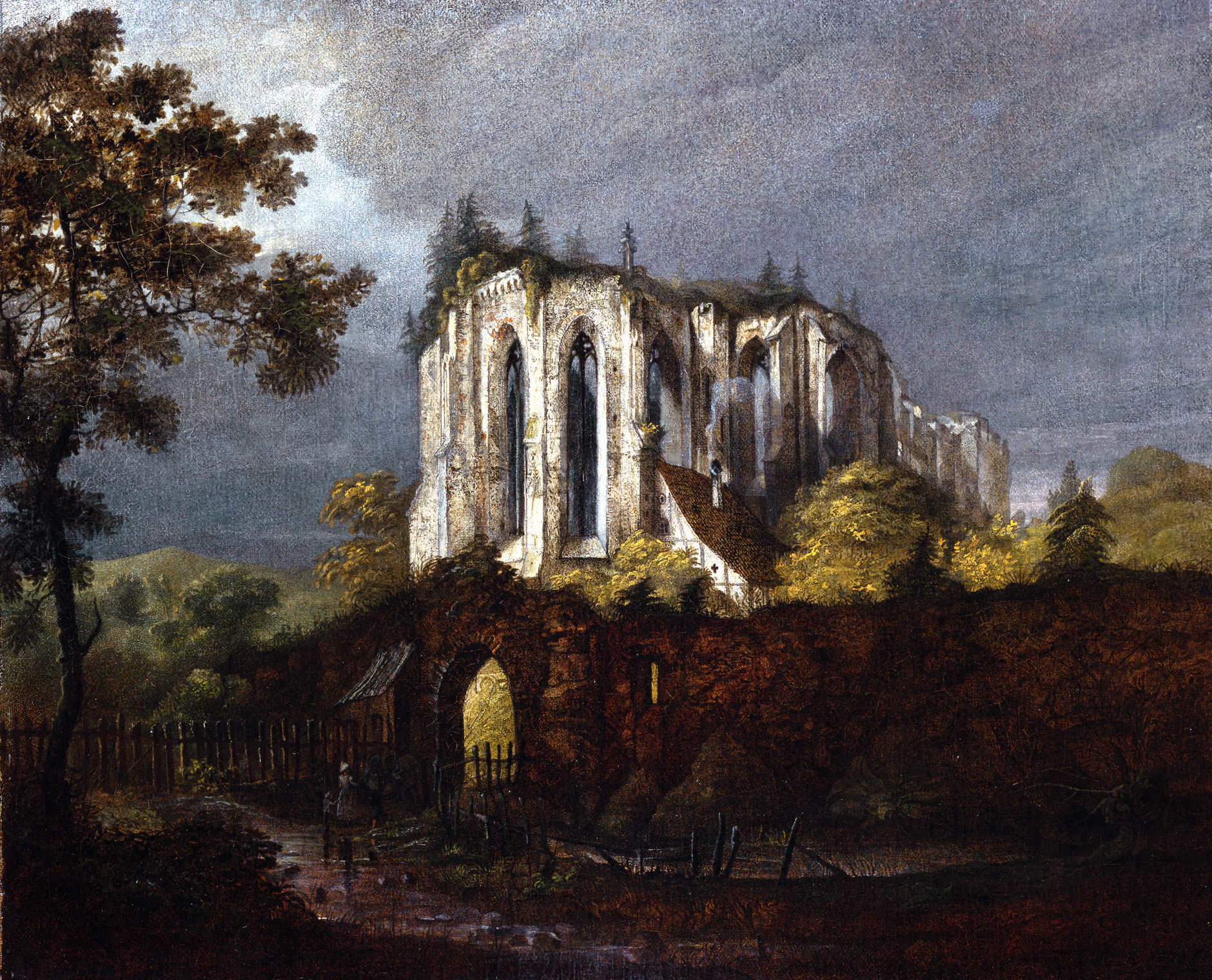 Carl Blechen - Klosterruine Oybin